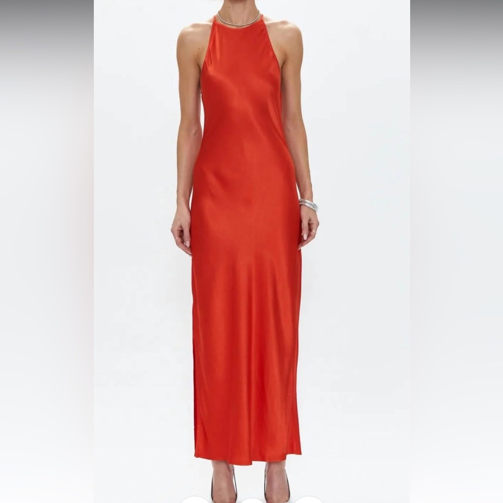 [NWT] PISTOLA Kristi Halter Slip Dress in Poppy - XL